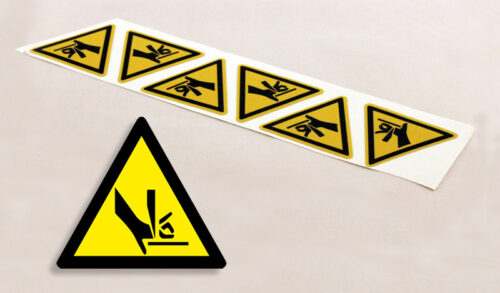 stickers Danger risque de coupure